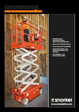 Verrijdbare schaarliften Snorkel S3215E
