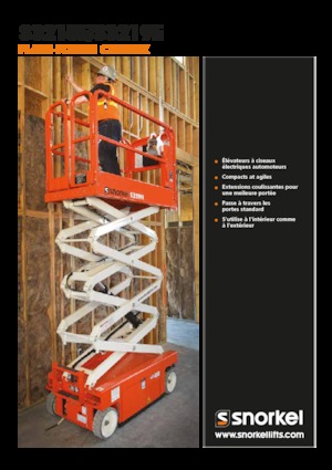 Verrijdbare schaarliften Snorkel S3215E