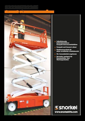 Verrijdbare schaarliften Snorkel S3226E