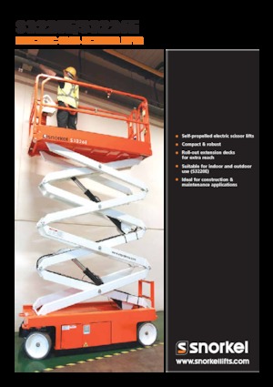 Verrijdbare schaarliften Snorkel S3226E