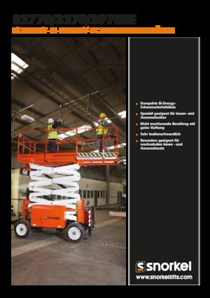 Verrijdbare schaarliften Snorkel S3370BE