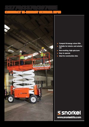 Verrijdbare schaarliften Snorkel S3370BE