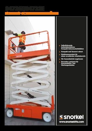 Verrijdbare schaarliften Snorkel S4732E
