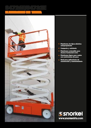 Verrijdbare schaarliften Snorkel S4732E