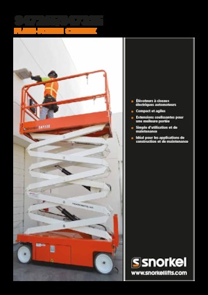 Verrijdbare schaarliften Snorkel S4732E