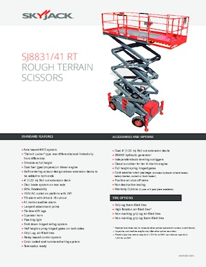 Verrijdbare schaarliften Skyjack SJ 8841