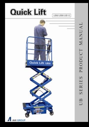 Verrijdbare schaarliften AHI UB8