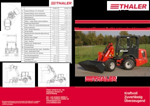 Compacte wielladers Thaler 3248 T