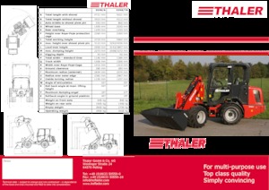 Compacte wielladers Thaler 3248 T