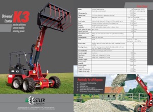 Compacte wielladers Ostler K3