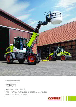 Compacte wielladers Claas Torion 535