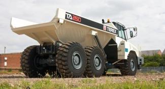 Kiepwagens Terex TA 250