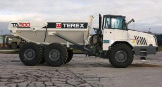 Kiepwagens Terex TA 300