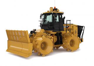 Afvalpersen Caterpillar 816K