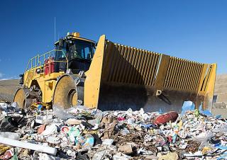 Afvalpersen Caterpillar 836K