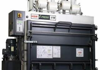 Afvalpersen HSM V-Press 818 plus