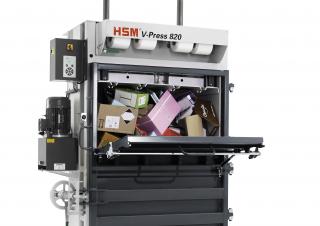Afvalpersen HSM V-Press 820 plus