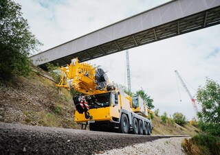 All-terrain kranen Liebherr LTM 1150-5.3