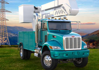Trucks Bakwagen Peterbilt 348 PACCAR PX-7