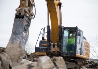 Aangebouwd Betonverpulveraars Caterpillar P224
