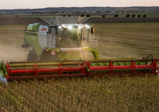 Aangebouwd Combine maaidorsers maaibalk Claas ConVio Flex 1380