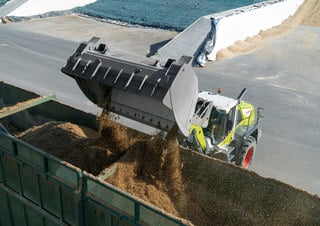 Compacte wielladers Claas Torion 1177