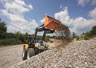 Tractoren met vierwielaandrijving Steyr 4120 Multi