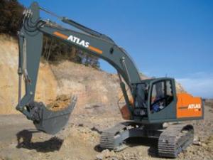 Rupsgraafmachines Atlas 210 LC