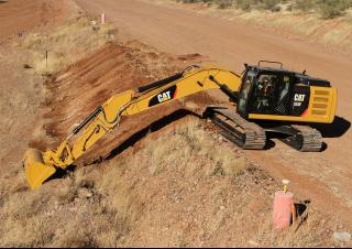 Rupsgraafmachines Caterpillar 323F L