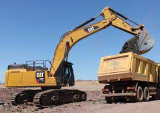 Rupsgraafmachines Caterpillar 349E L