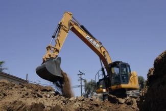 Rupsgraafmachines Case CX235CSR 