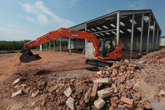 Rupsgraafmachines Doosan DX140LCR-3