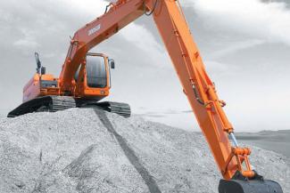 Rupsgraafmachines Doosan DX255LC SLR