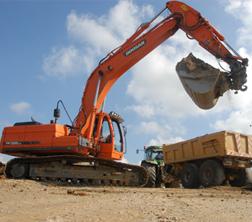 Rupsgraafmachines Doosan DX 255 N LC