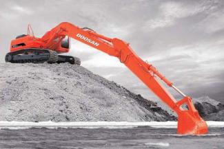 Electrische rups graafmachines Doosan DX300LC SLR