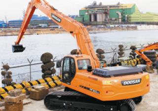 Electrische rups graafmachines Doosan DX300LC SLR