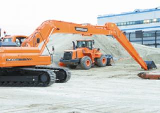 Electrische rups graafmachines Doosan DX300LC SLR