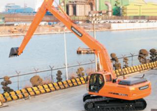 Electrische rups graafmachines Doosan DX300LC SLR