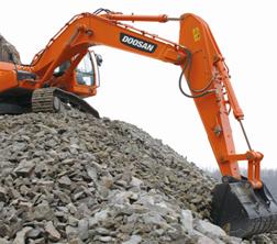 Electrische rups graafmachines Doosan DX 300 N LC