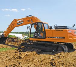 Electrische rups graafmachines Doosan DX 300 N LC