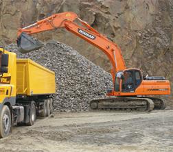 Electrische rups graafmachines Doosan DX 300 N LC