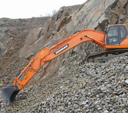 Electrische rups graafmachines Doosan DX 300 N LC