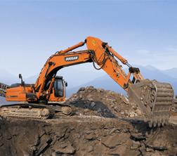 Rupsgraafmachines Doosan DX 340 N LC