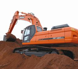Rupsgraafmachines Doosan DX 420 LC