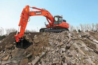 Rupsgraafmachines Doosan DX420NLC-3