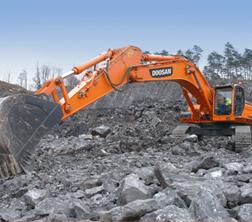 Rupsgraafmachines Doosan DX 480 LC