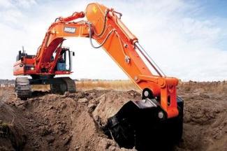 Rupsgraafmachines Doosan DX490NLC-3