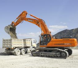 Rupsgraafmachines Doosan DX 520 LC