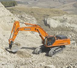 Rupsgraafmachines Doosan DX 520 LC