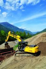 Rupsgraafmachines New Holland E245C LC